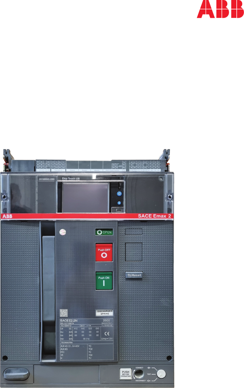 ABB EMAX 2 E2.2 Disassembly Instructions Manual – LPA Code – User ...