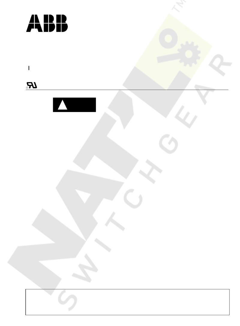 ABB CA-26 Instruction Leaflet – LPA Code – User Manuals & Technical ...